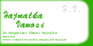 hajnalka vamosi business card